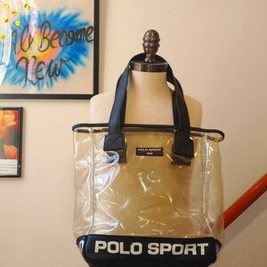 Vintage Ralph Lauren Polo Sport Clear Tote Bag